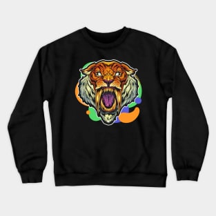 Saber Toothed Tiger Crewneck Sweatshirt